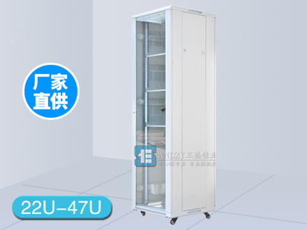 A系列42U鋼化玻璃門(mén)網(wǎng)絡(luò)機(jī)柜